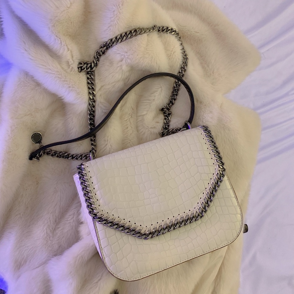 Stella McCartney White Leather Bag